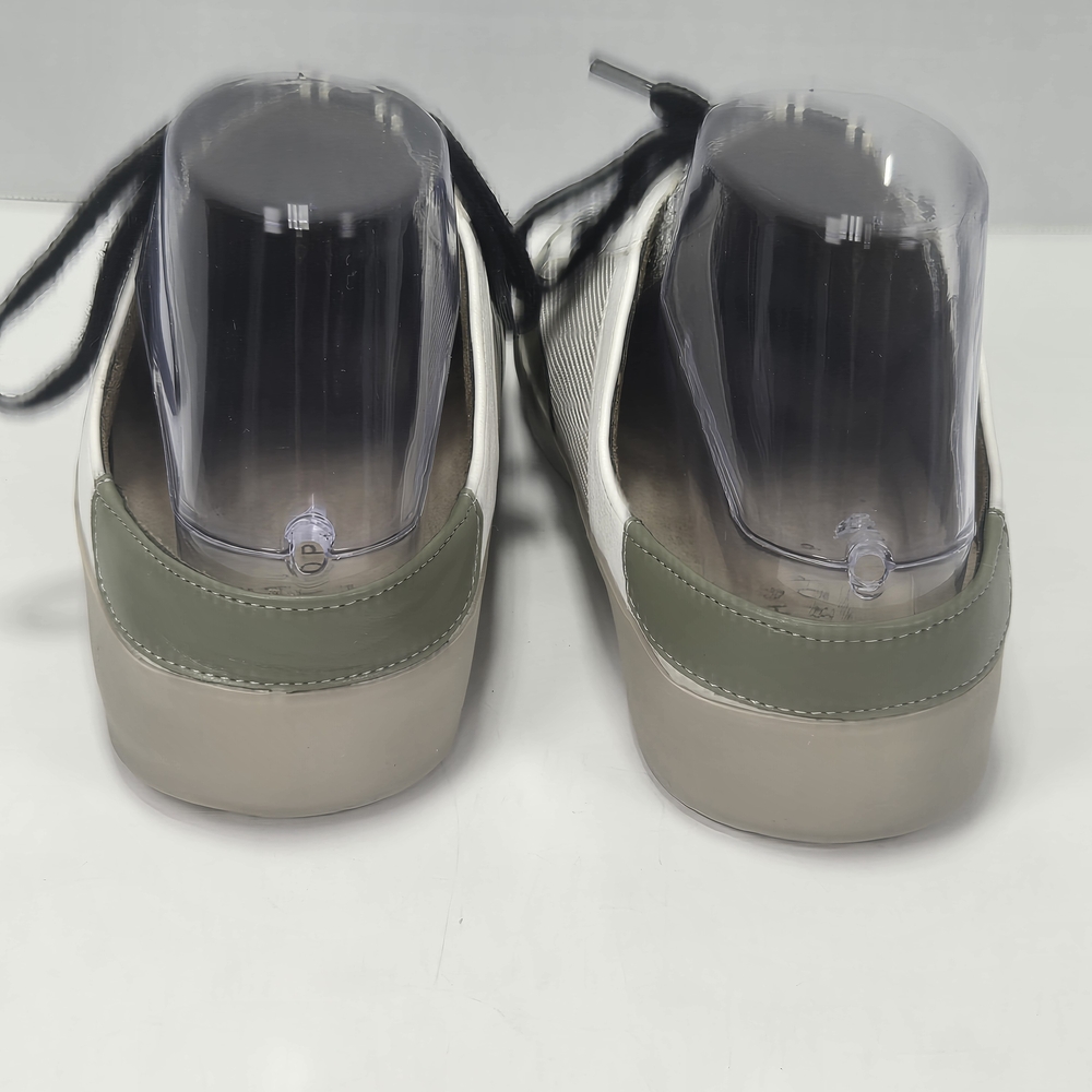 ShuShop Shu Shop Women's Polly Slide Sneakers in White and Silver Glitter Size 9 - Picture 4 of 14